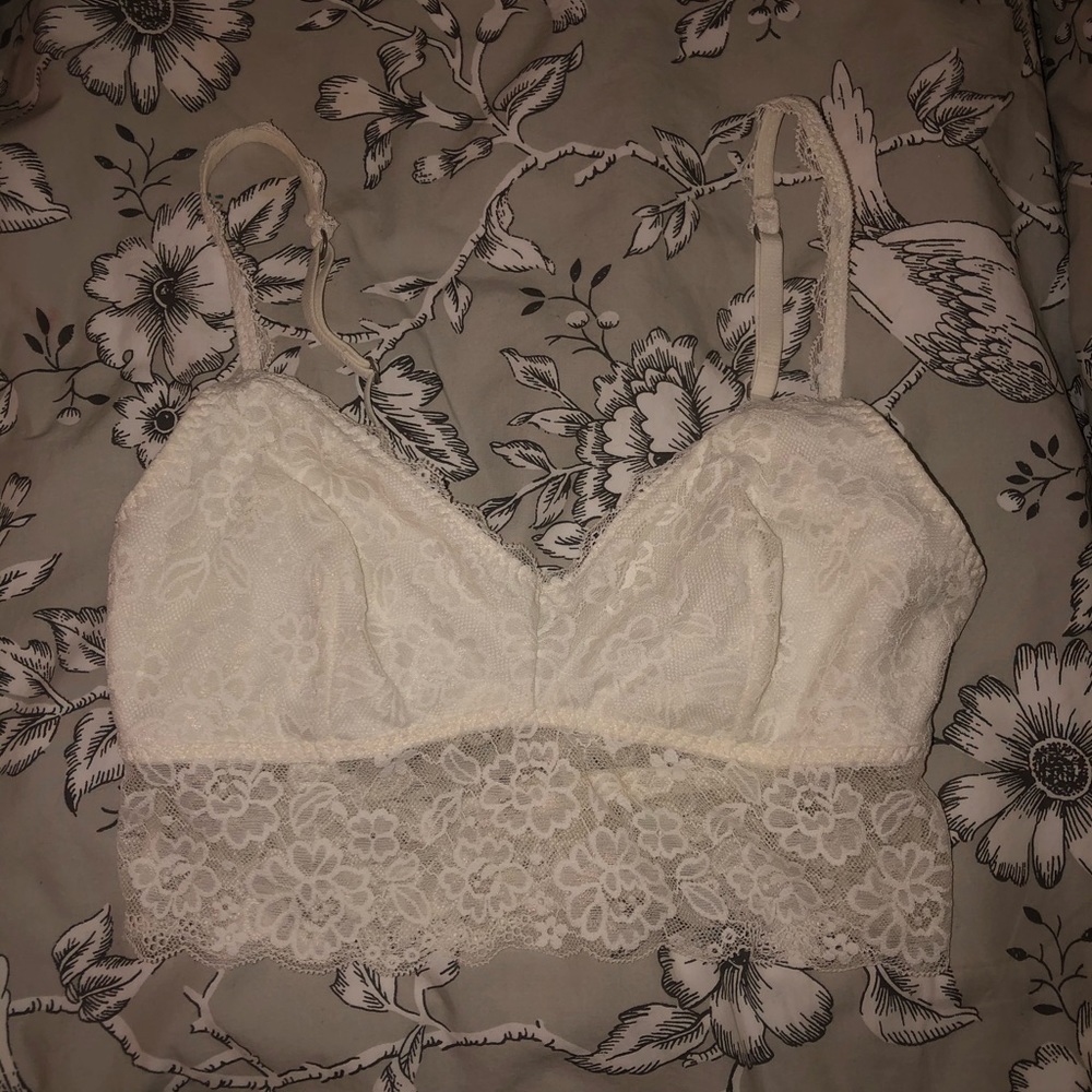 White bralette